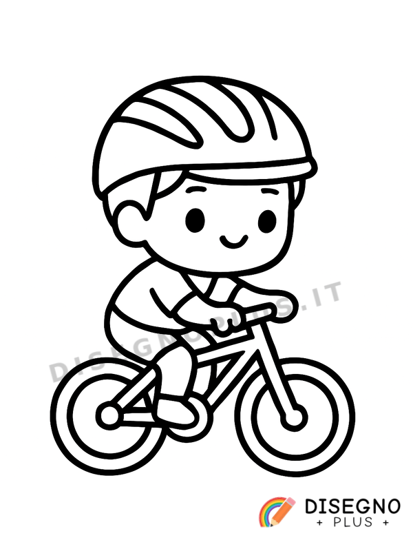 Disegno Ciclista da colorare