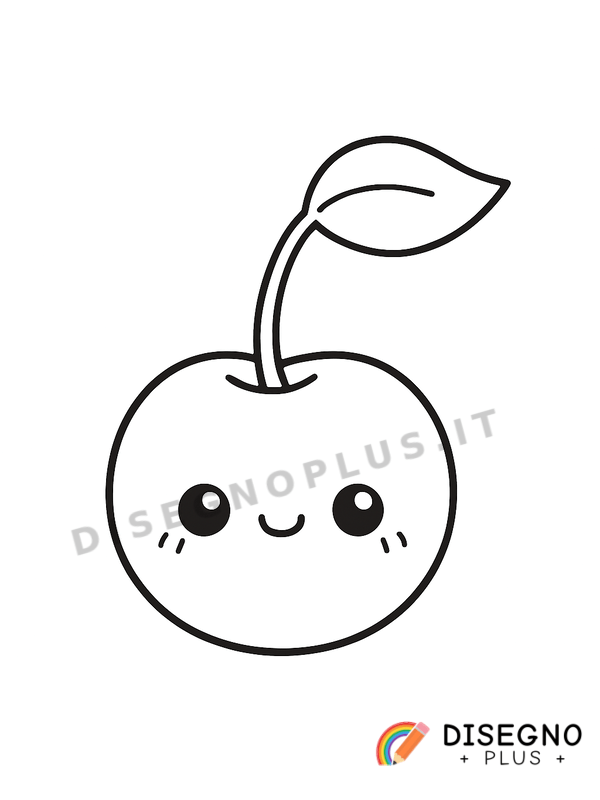 Disegno Ciliegia da colorare