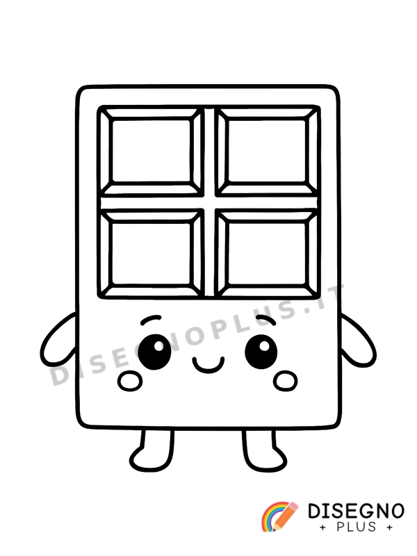 Disegno Cioccolatino da colorare