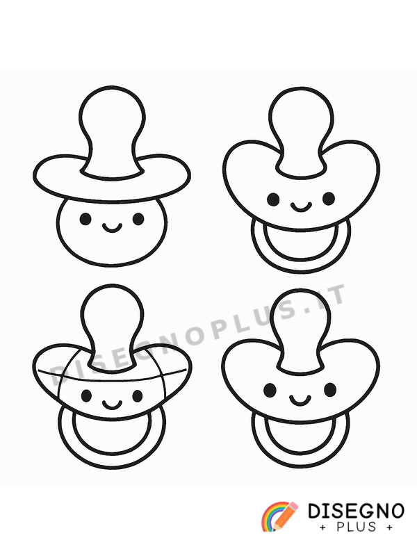 Disegno Ciucci per bebè da colorare