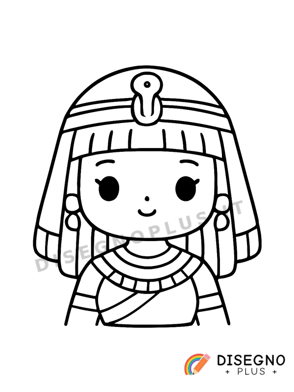 Disegno Cleopatra da colorare