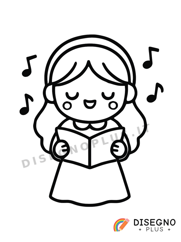 Disegno Corista da colorare