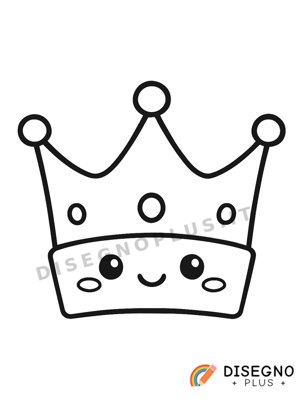 Disegno Corona da colorare