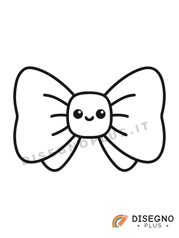 Disegno Cravatta a farfalla per cerimonie   da stampare e colorare