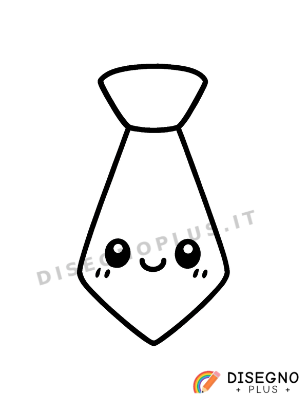 Disegno Cravatta da colorare