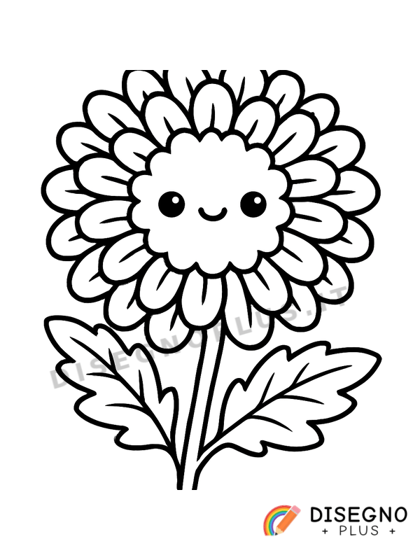 Disegno Crisantemo da colorare