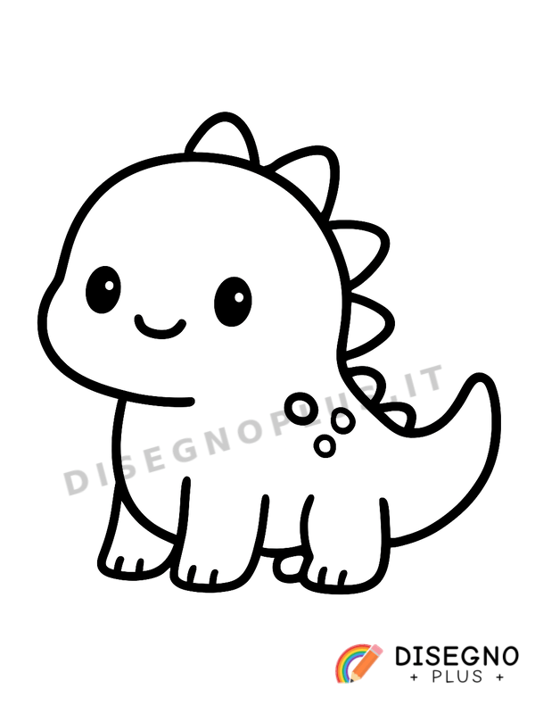 Disegno Dinosauro che mangia foglie sugli alberi   da stampare e colorare