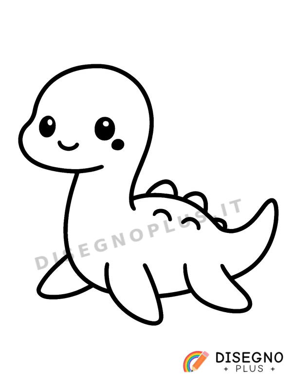 Disegno Dinosauro marino da colorare