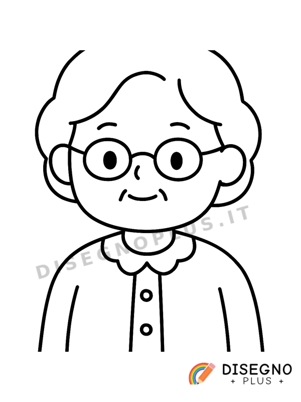 Disegno Donna da colorare