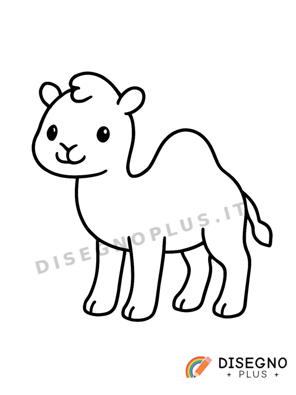 Disegno Dromedario da colorare