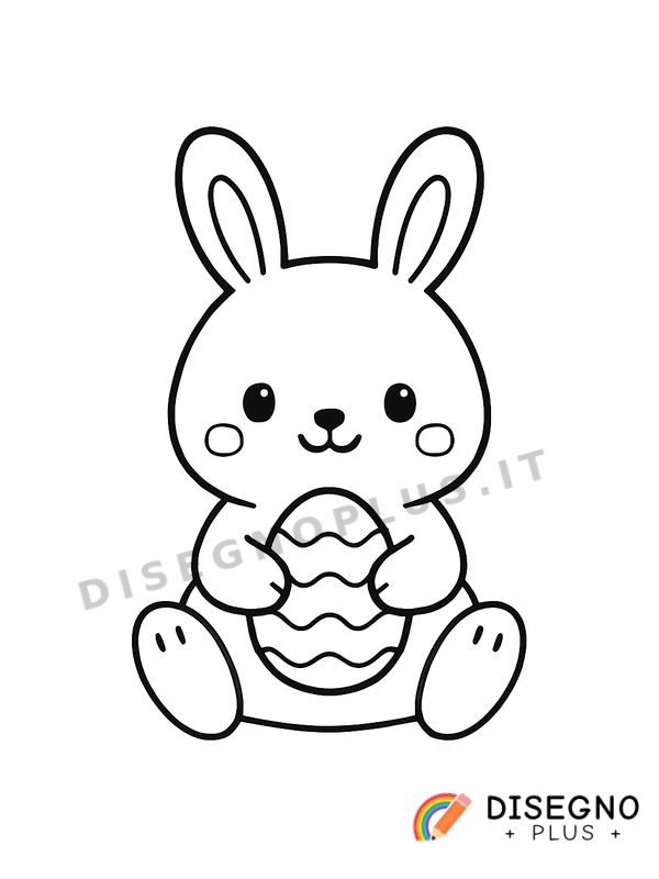 Disegno Easter bunny da colorare