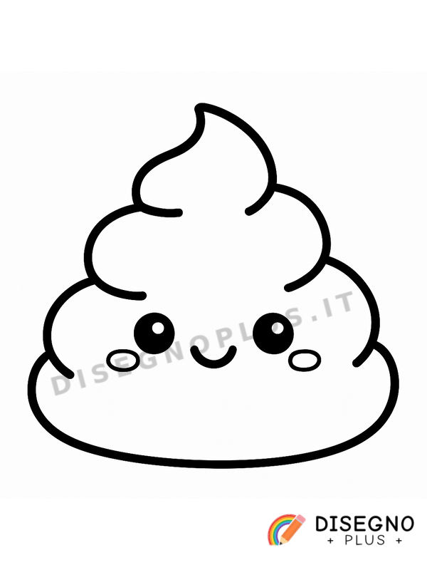 Disegno Escremento da colorare