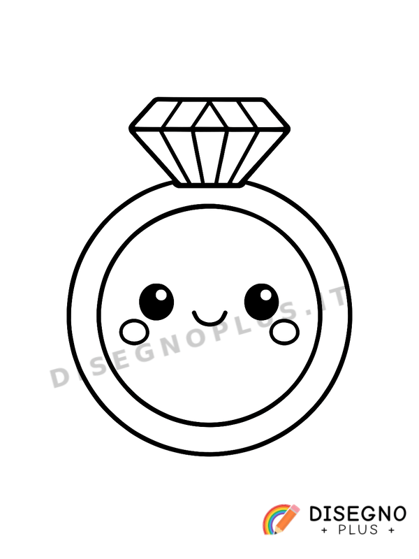 Disegno Fede nuziale da colorare