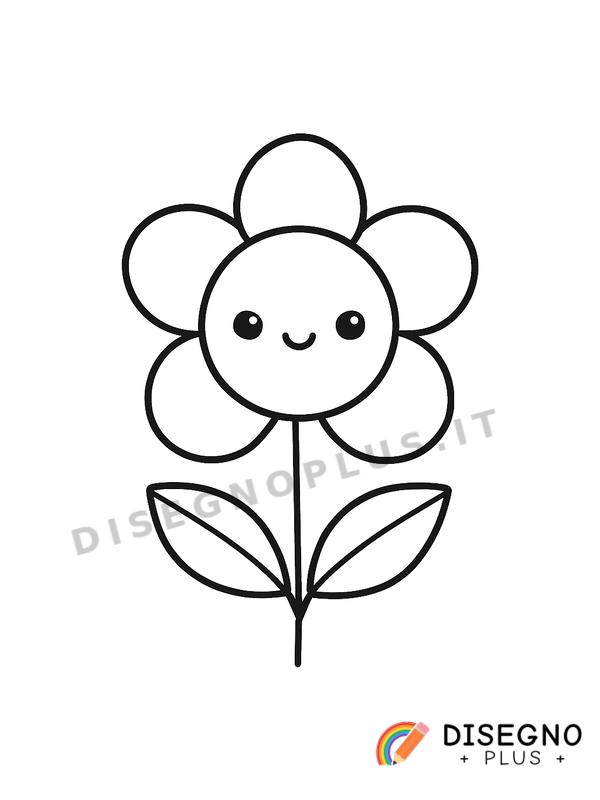 Disegno Fiore piccolo da colorare