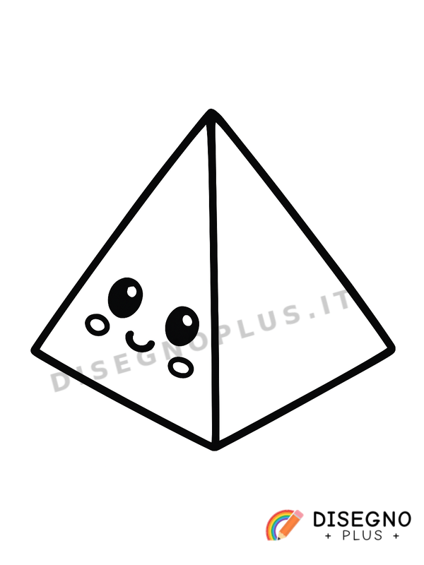 Disegno Forma geometrica da colorare