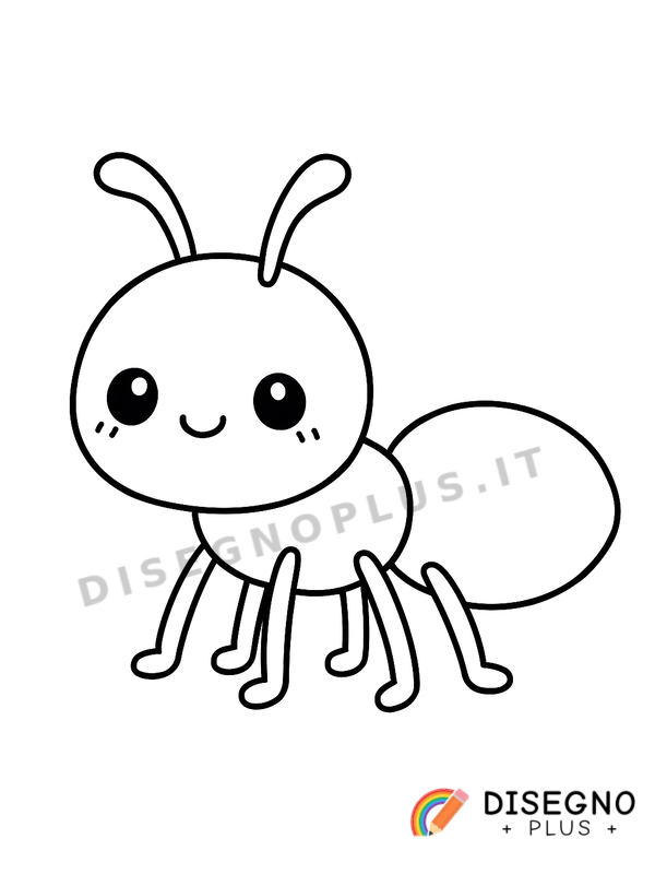 Disegno Formica da colorare