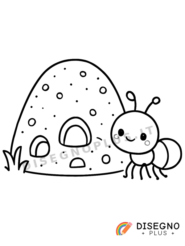 Disegno Formicaio da colorare