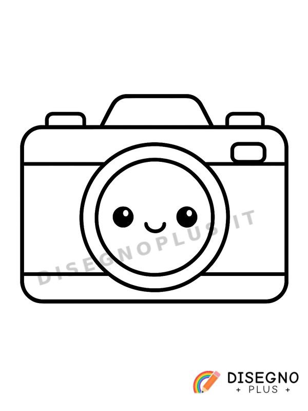 Disegno Fotocamere da colorare