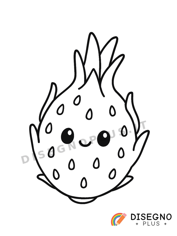 Disegno Frutto esotico da colorare