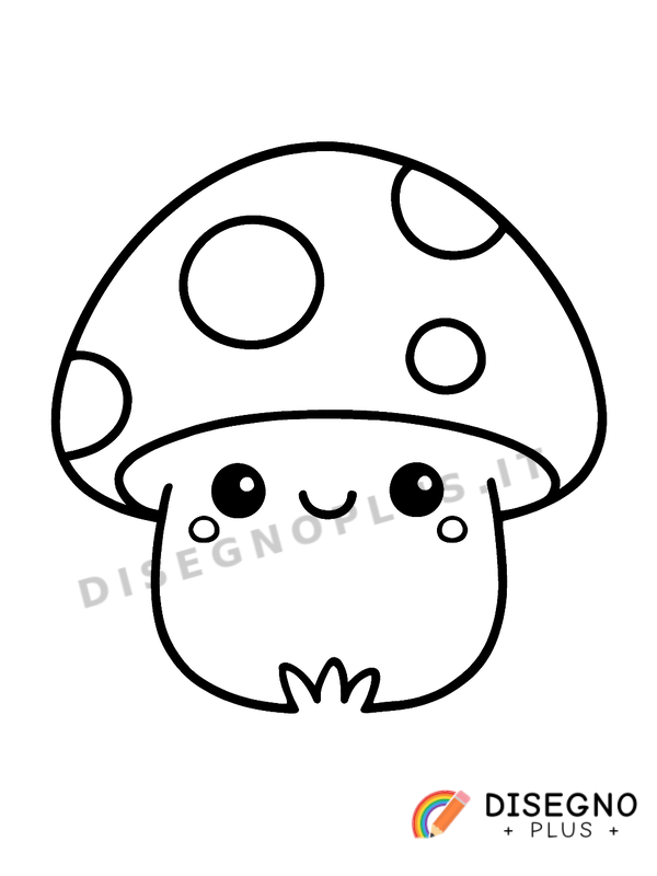 Disegno Fungo da colorare