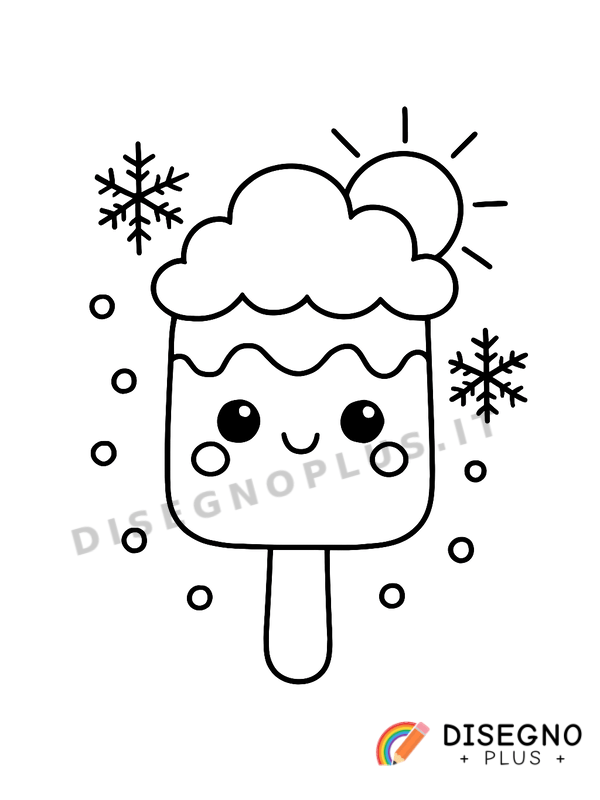 Disegno Ghiacciolo da colorare