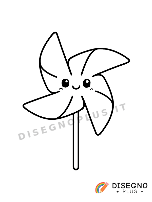 Disegno Girandola da colorare