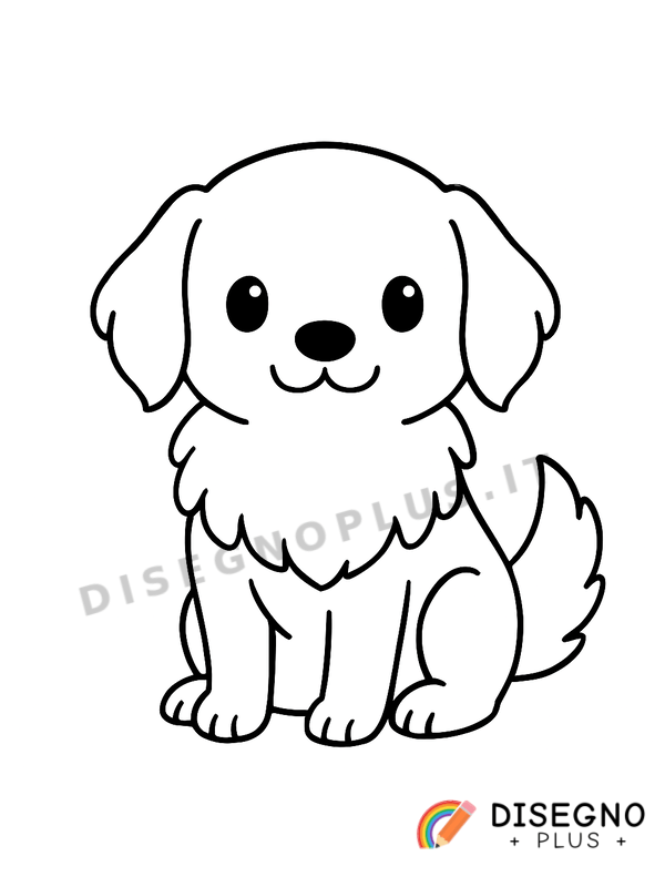 Disegno Golden retriever da colorare