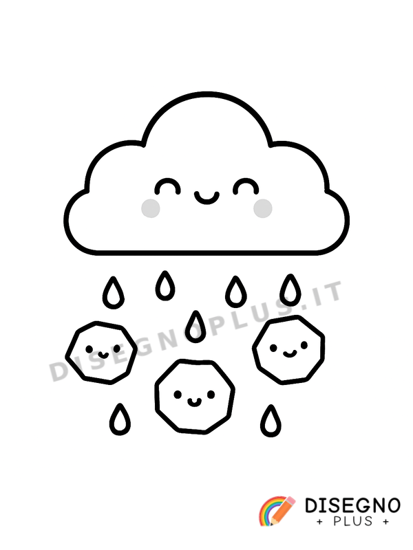 Disegno Grandine da colorare