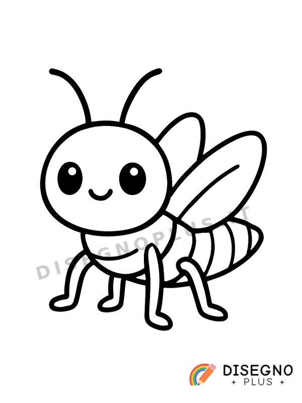 Disegno Grillo da colorare