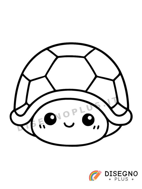 Disegno Guscio di tartaruga da colorare
