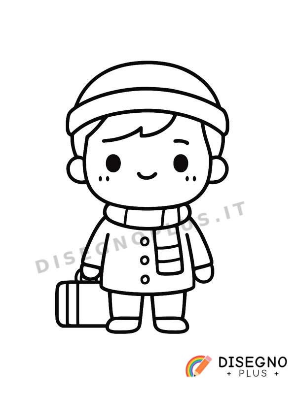 Disegno Immigrato da colorare