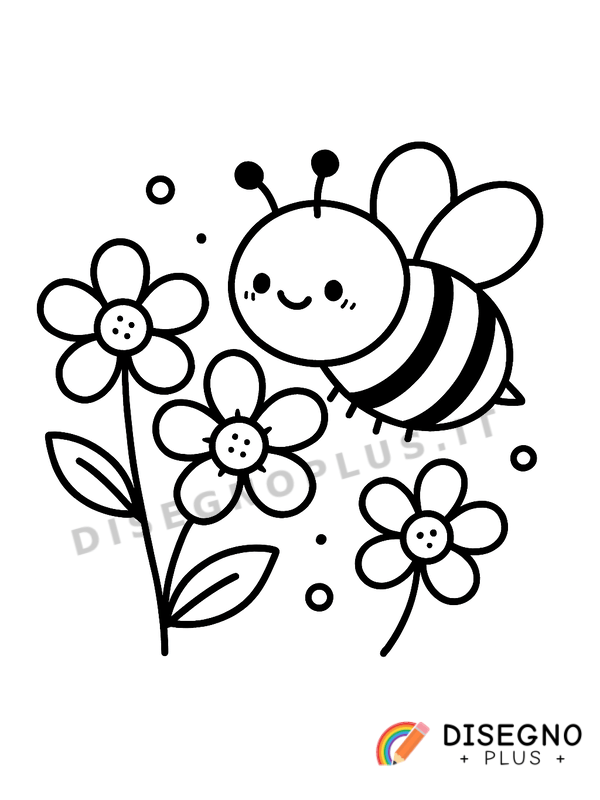 Disegno Impollinazione da colorare