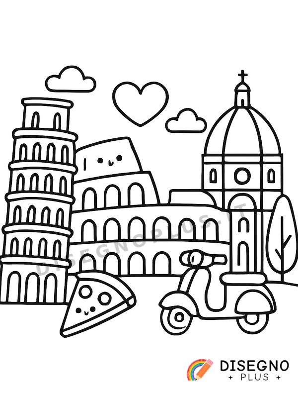 Disegno Italiano da colorare
