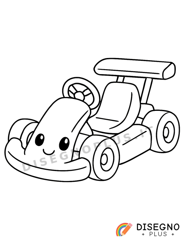 Disegno Kart da colorare