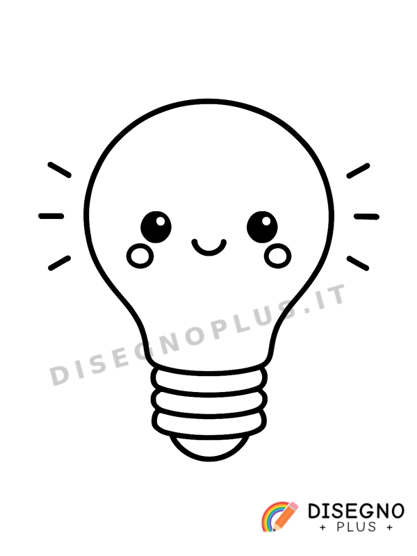 Disegno Lampadina da colorare
