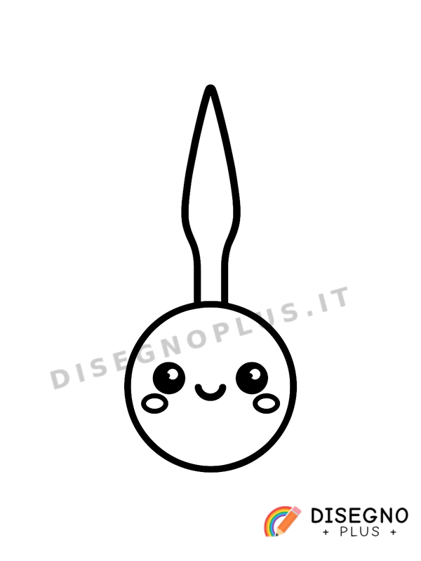 Disegno Lancetta dell’orologio lunga   da stampare e colorare