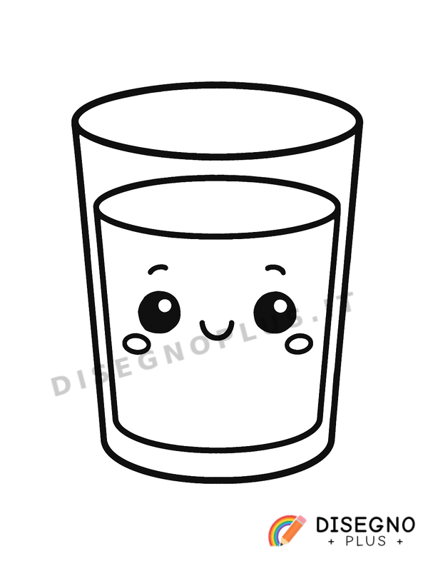 Disegno Latte da colorare