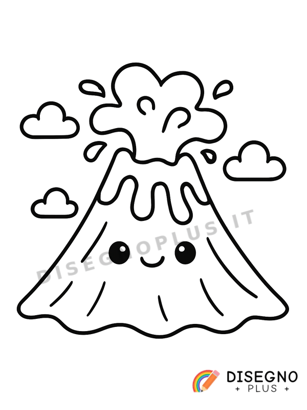 Disegno Lava da colorare