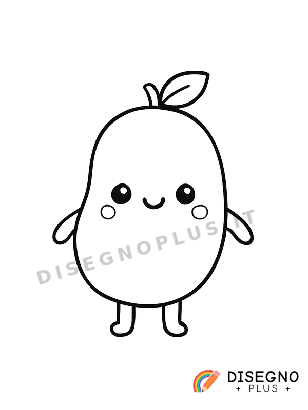 Disegno Legume da colorare