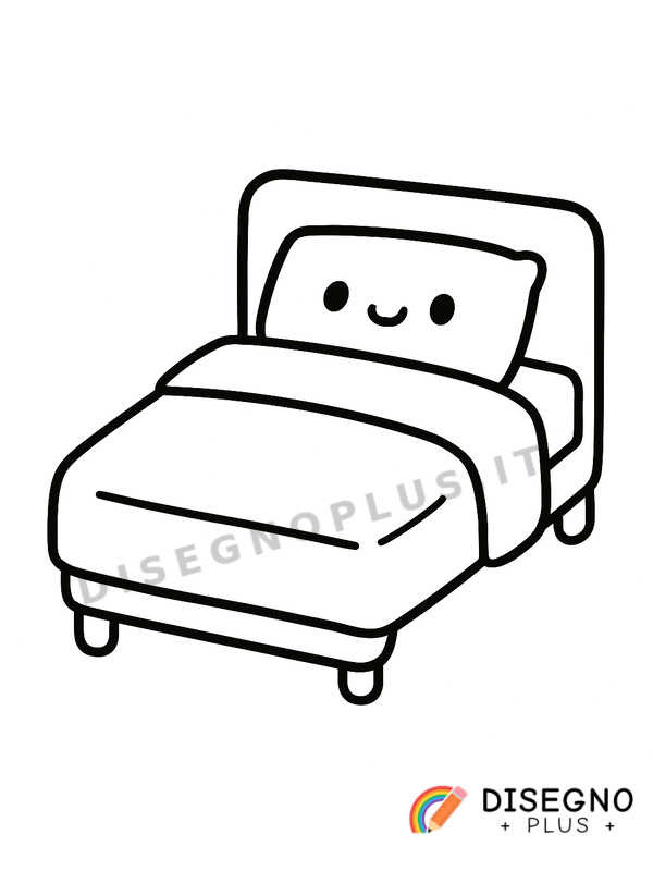 Disegno Letto da colorare