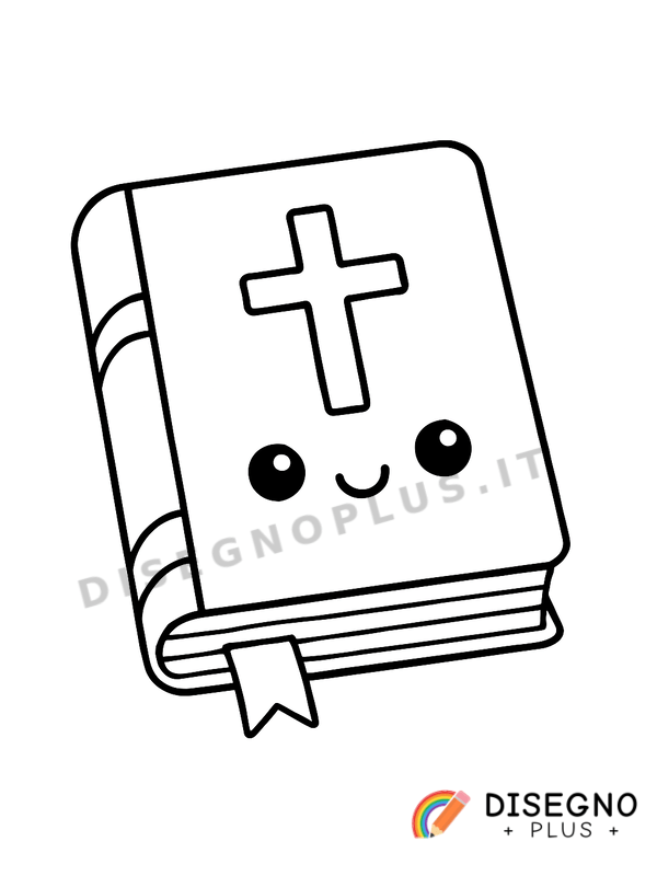 Disegno Libro sacro da colorare