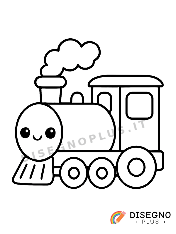Disegno Locomotiva da colorare