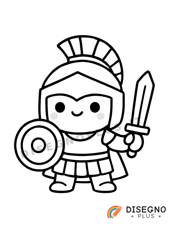 Disegno Lottatore con muscoli tesi   da stampare e colorare