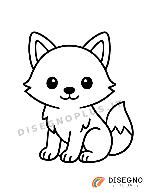 Disegno Lupo da colorare