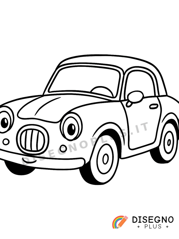 Disegno Macchina d’epoca da colorare