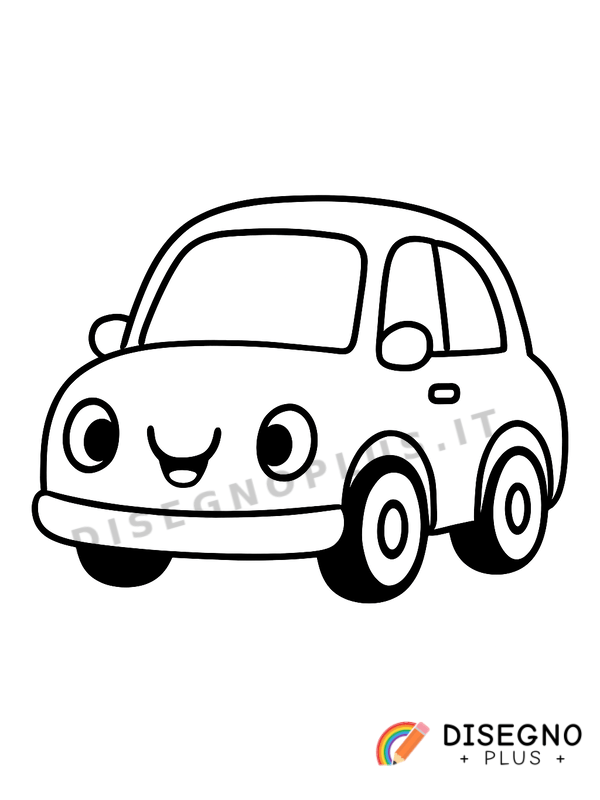 Disegno Macchina da colorare