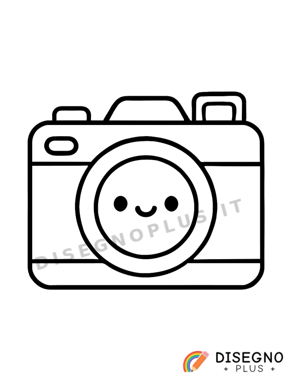 Disegno Macchina fotografica da colorare