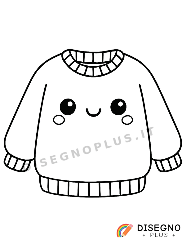 Disegno Maglia da colorare
