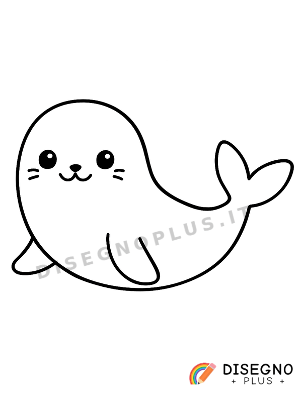 Disegno Mammifero acquatico da colorare