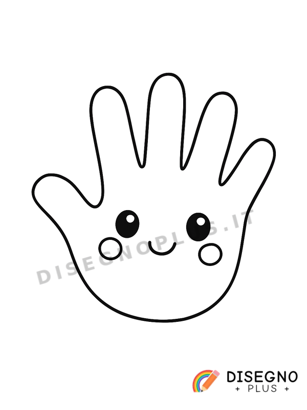 Disegno Manina da colorare